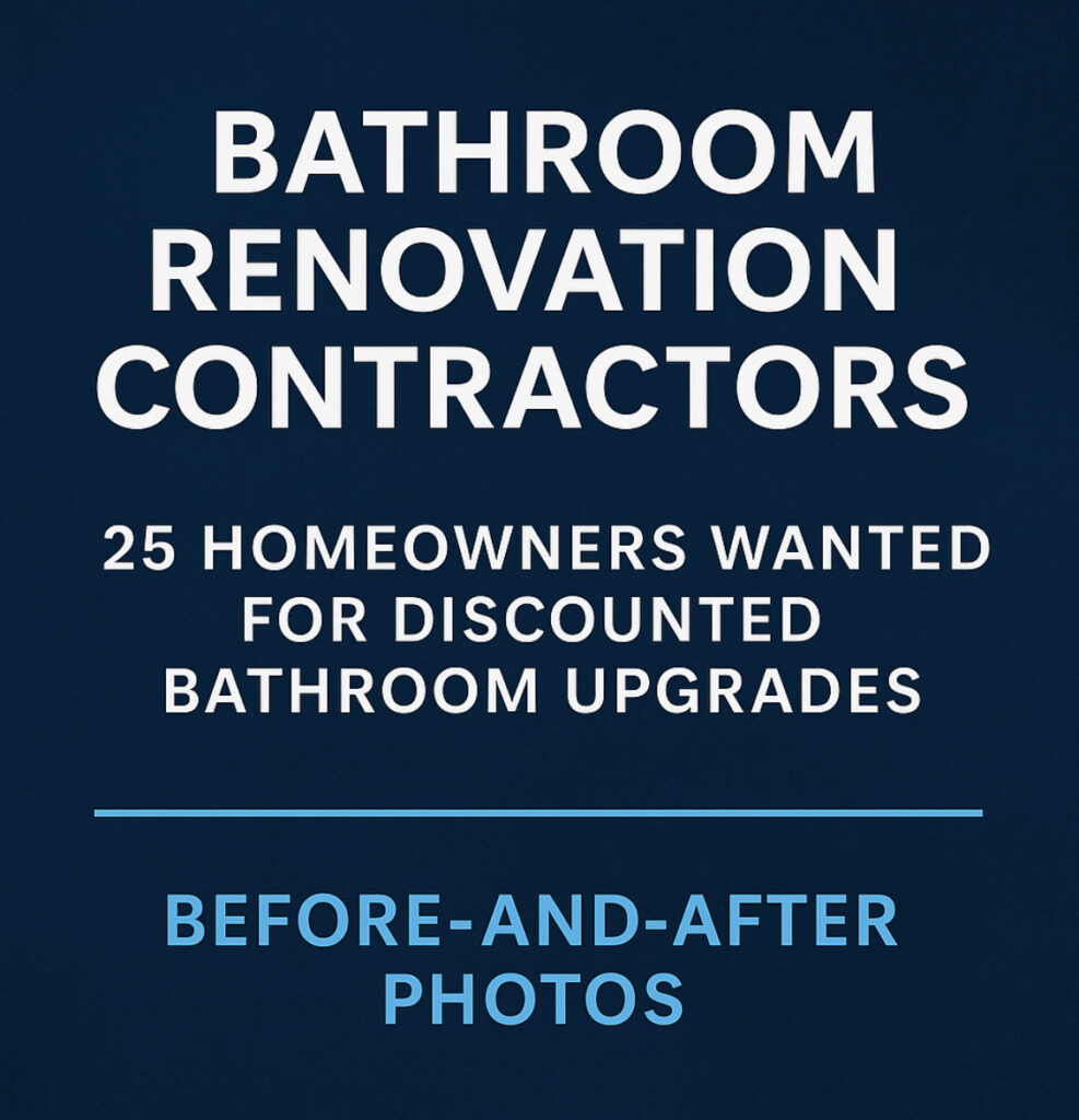 Discount Bathroom Renovation Contactors